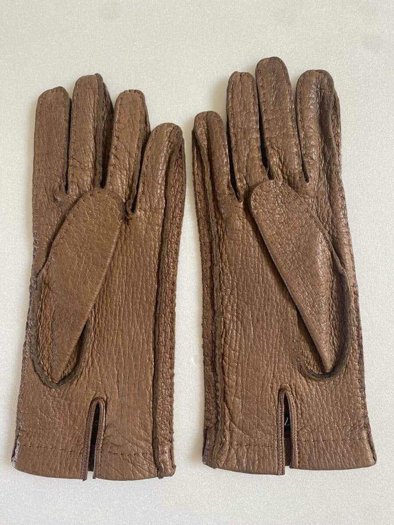 4万 美品 MAZZOLENI マッツォレーニ グローブ 手袋ペッカリーイタリア