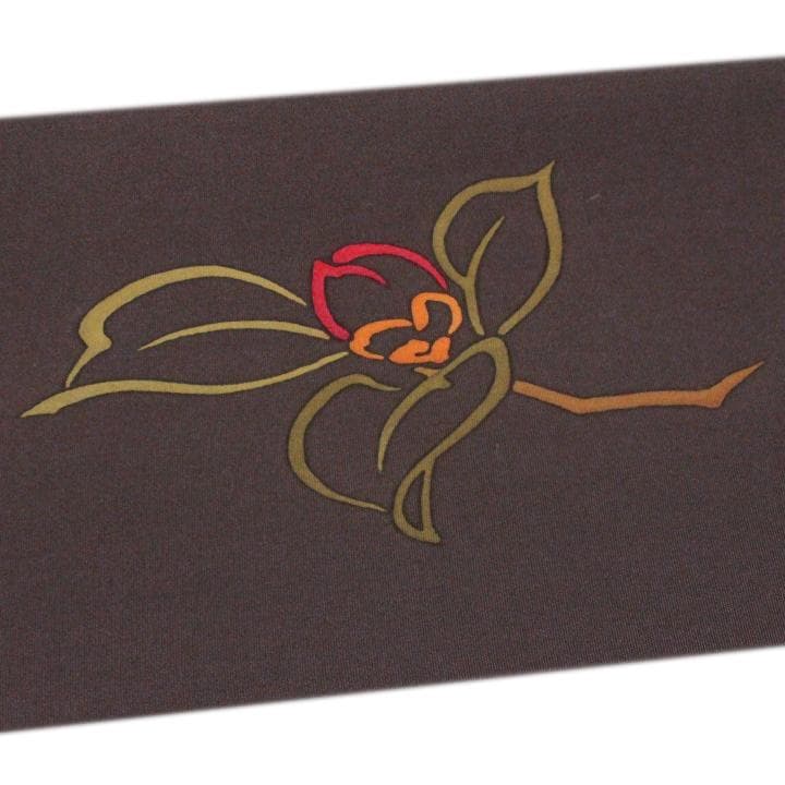 京ごふく【えり善】お誂え　最高級の塩瀬【手描き本友禅染】　新品の九寸名古屋帯です