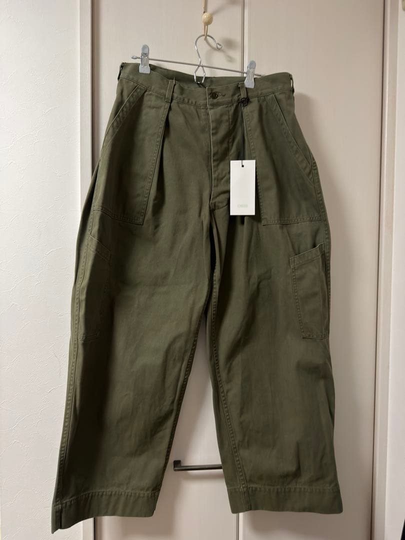 a.presse usaf hemmed bottoms オリーブ　アプレッセ