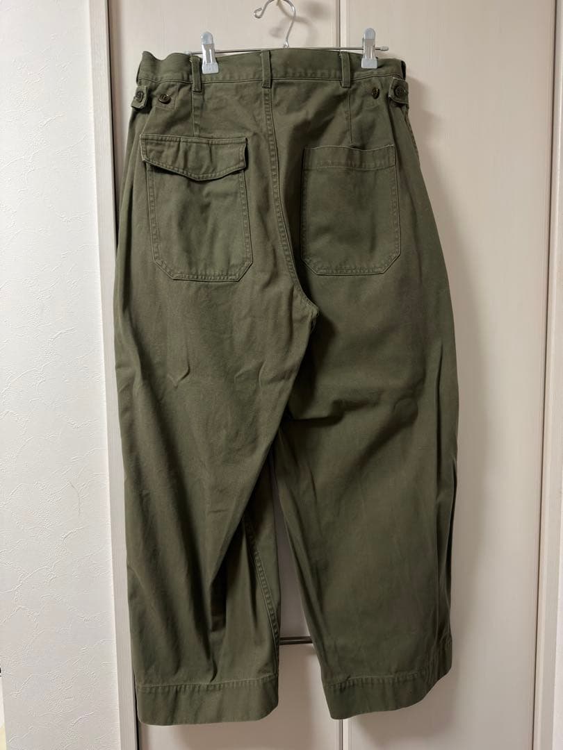 a.presse usaf hemmed bottoms オリーブ　アプレッセ
