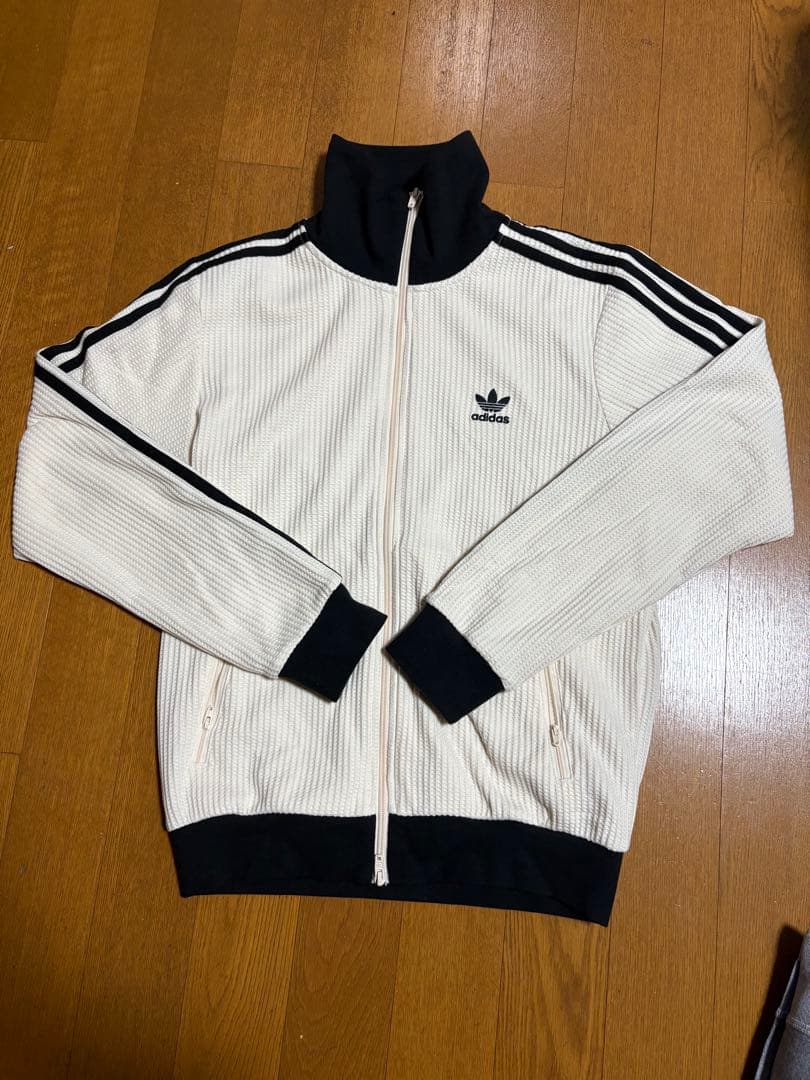 adidas ワッフルベッケンバウアー ジップアップジャージ Mサイズ