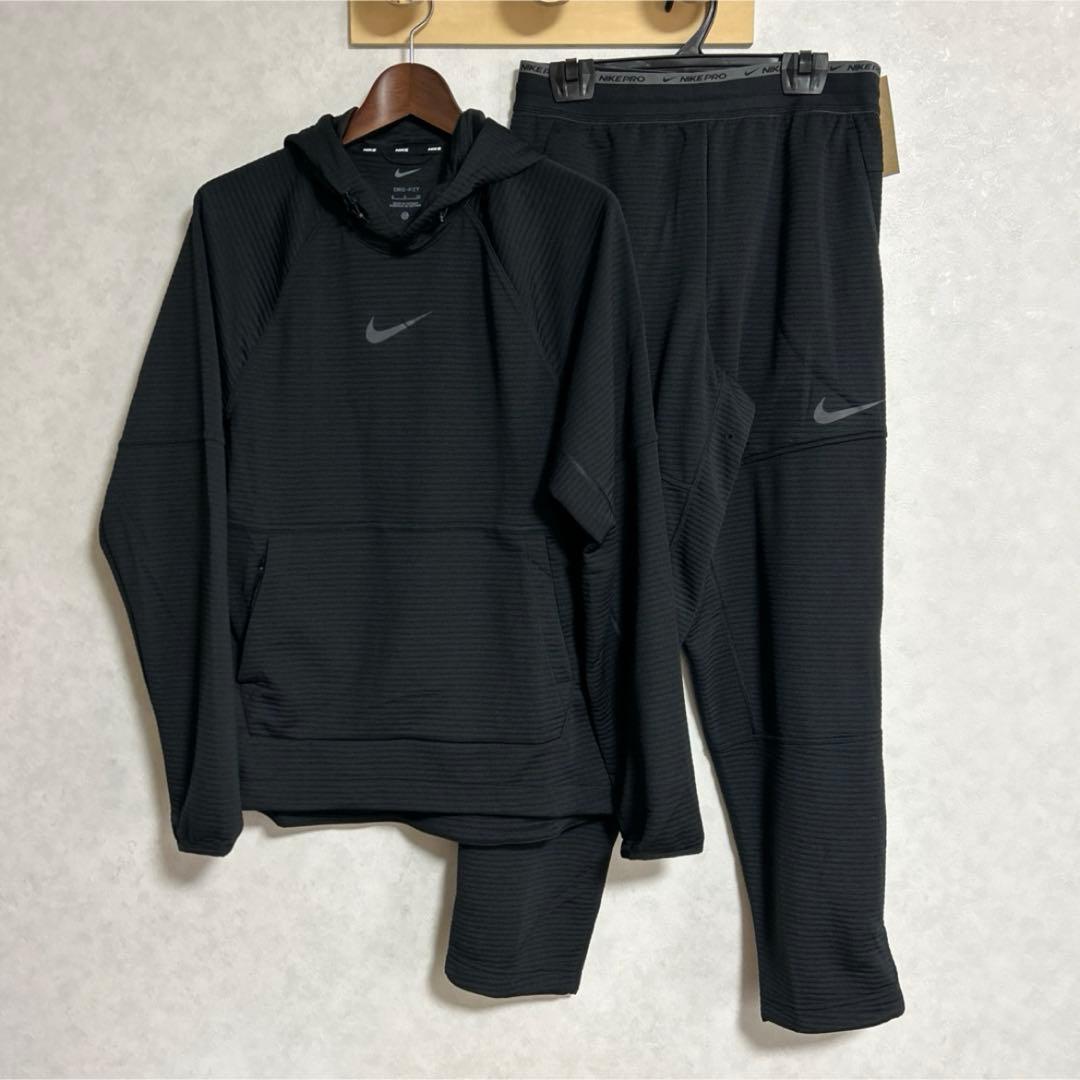 NIKE ナイキプロ フリース プルオーバー パンツ セットアップ Sサイズ