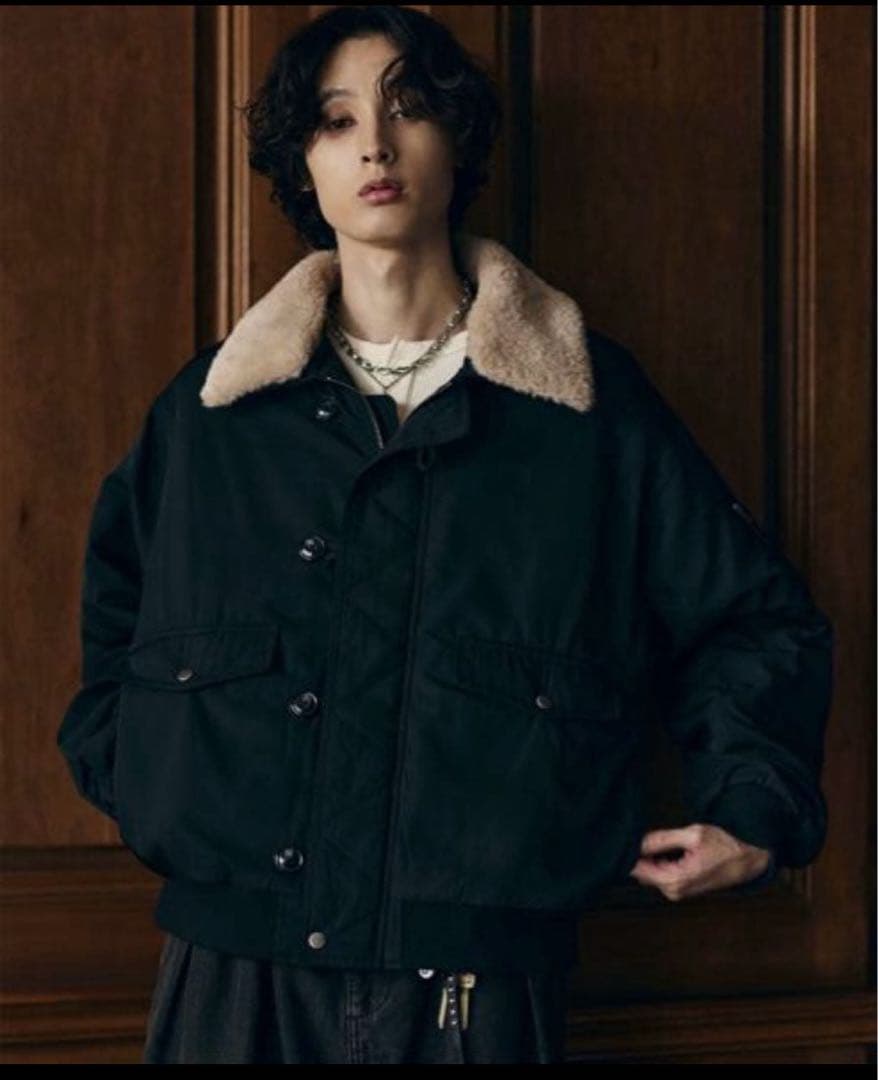 【完売品】Bleme 2WAYフライトジャケット/N-2B ミリタリージャケット