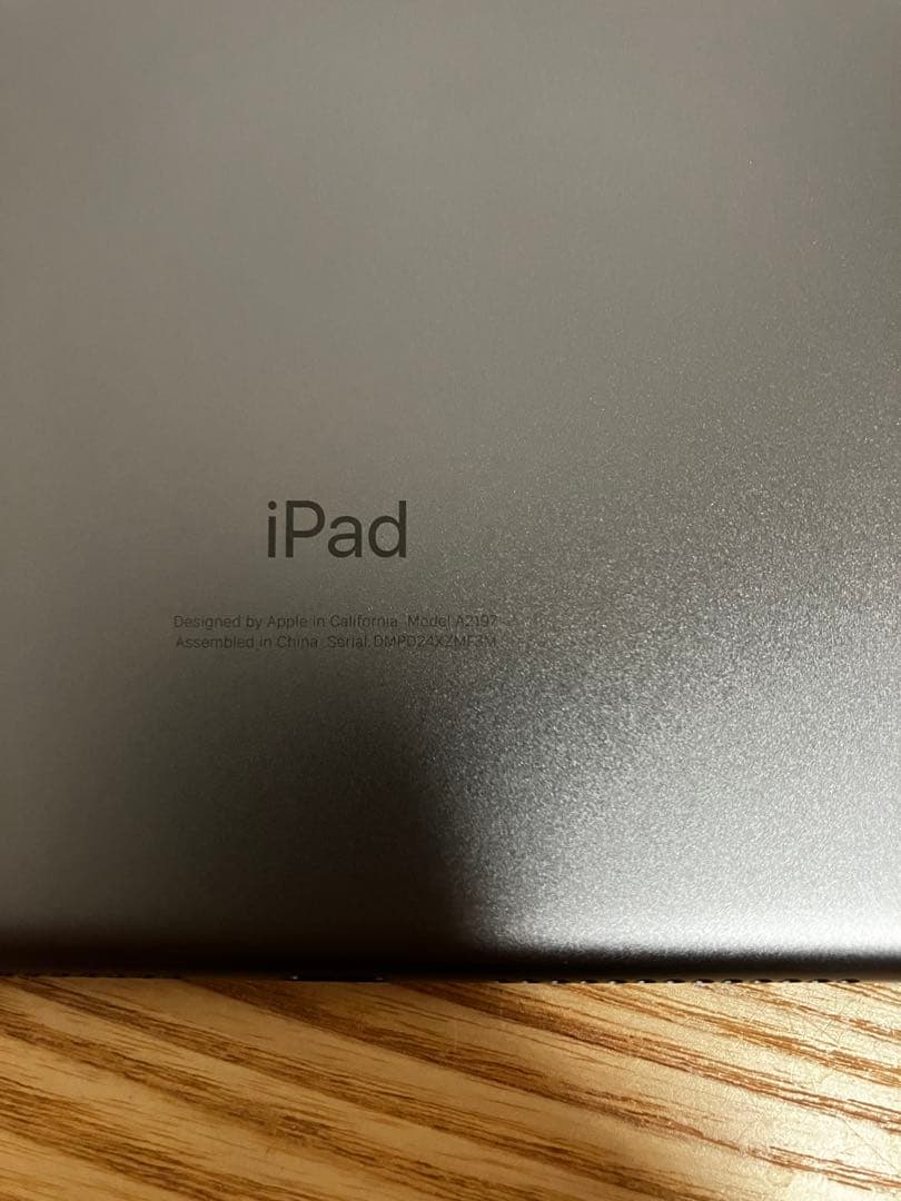 【ちゃむ】iPad：第7世代：32GB：A2197：スペースグレイ