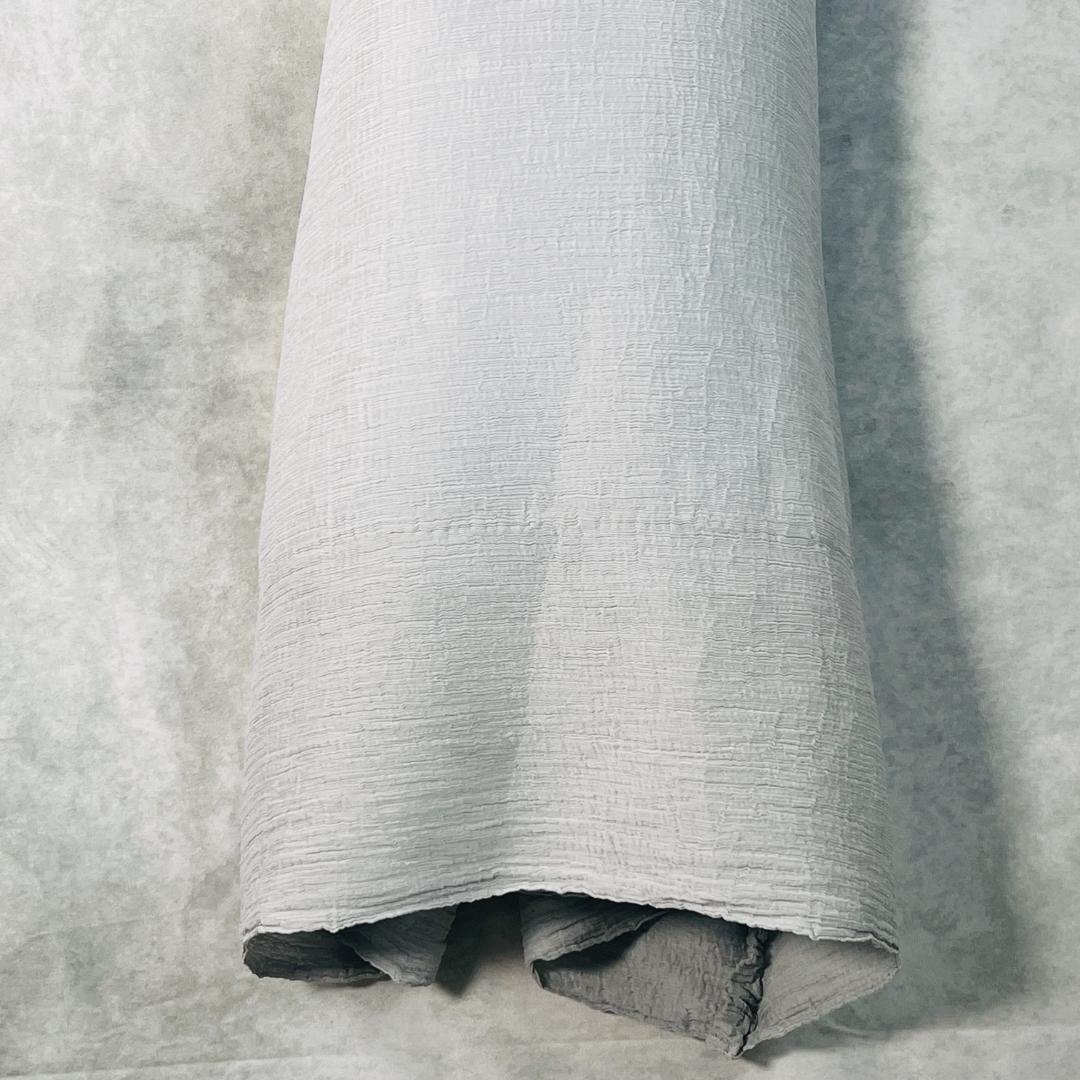 【美品★イッセイミヤケ】 変形プリーツチュニック グレー系 フリーサイズ me