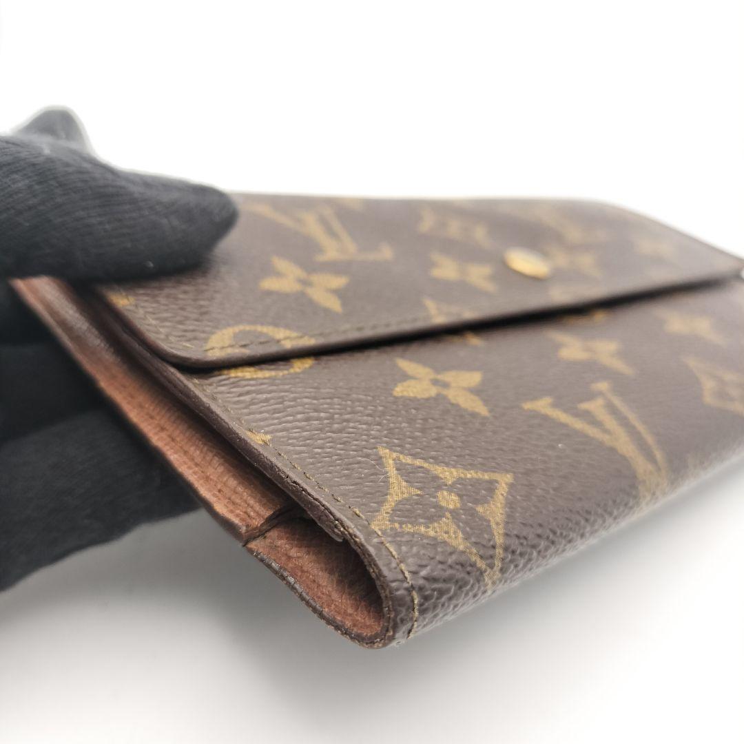 ルイヴィトン　長財布　モノグラム　ポルトトレゾールインターナショナル　ブラウン