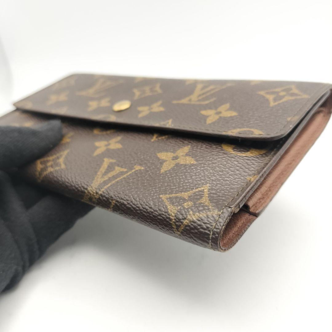ルイヴィトン　長財布　モノグラム　ポルトトレゾールインターナショナル　ブラウン