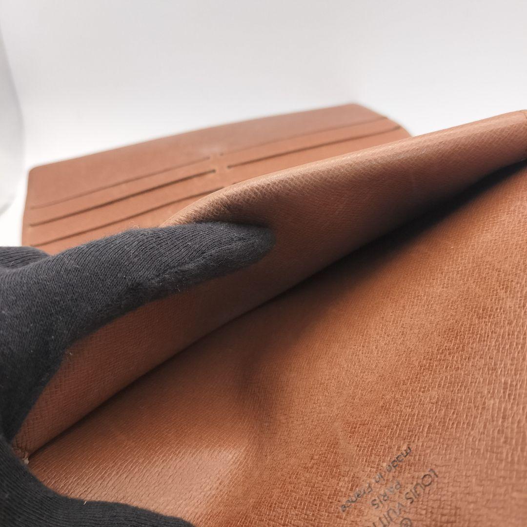 ルイヴィトン　長財布　モノグラム　ポルトトレゾールインターナショナル　ブラウン