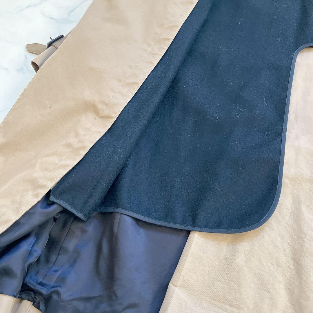 美品 定番 HYKE ハイク ライナー付 トレンチコート コットン 3 L