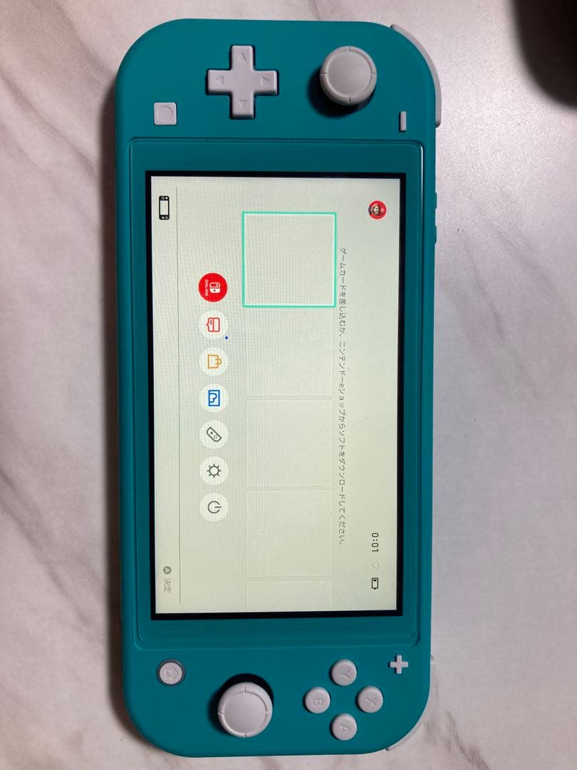 美品⭐Nintendo Switch Lite ターコイズ 充電器・ソフトケース
