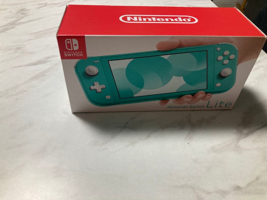 美品⭐Nintendo Switch Lite ターコイズ 充電器・ソフトケース