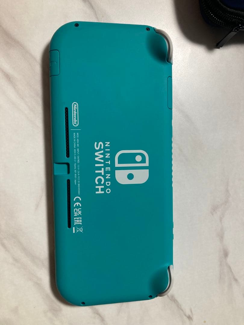 美品⭐Nintendo Switch Lite ターコイズ 充電器・ソフトケース