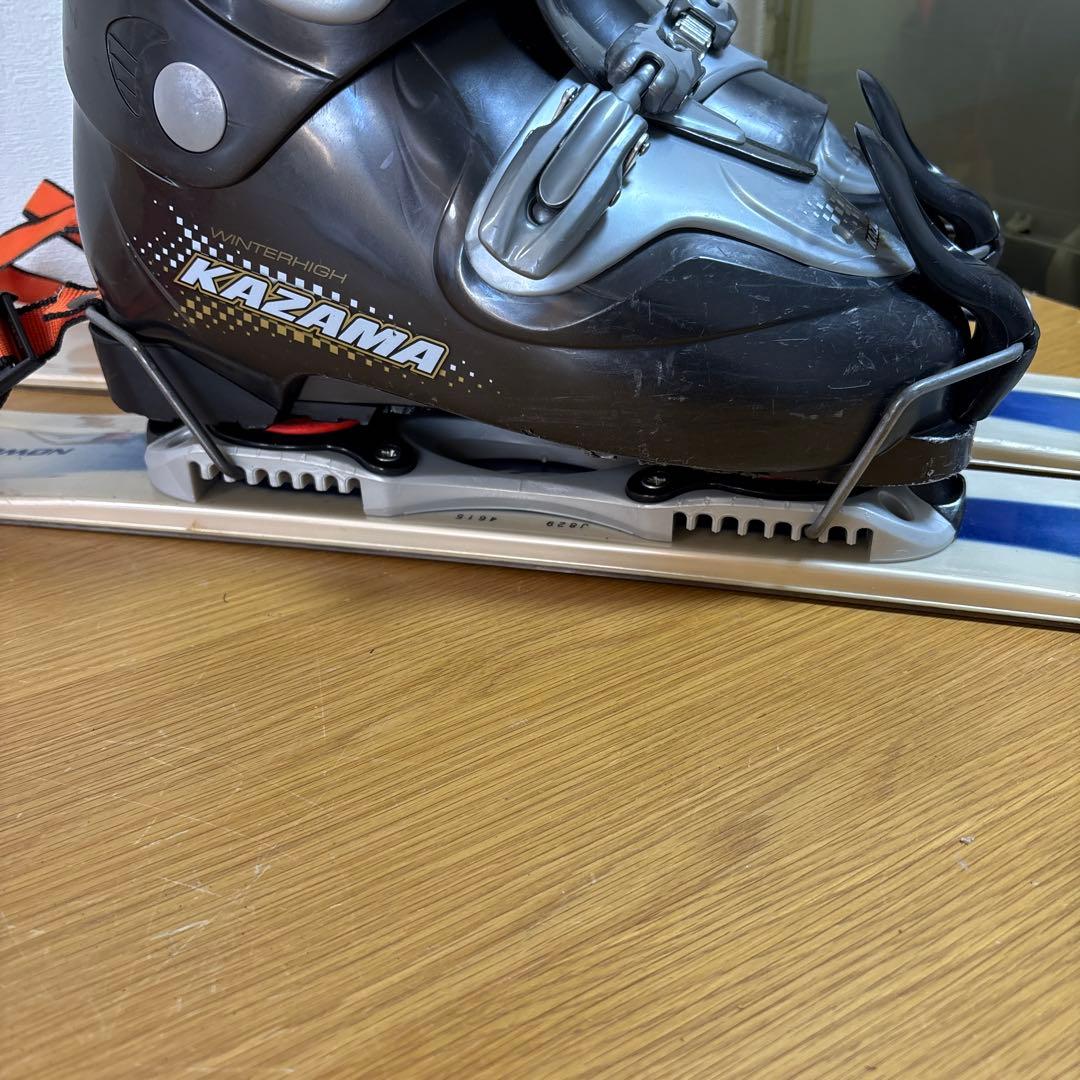 メンズ　SALOMON ショートスキー　ファンスキーセット　27-27.5cm