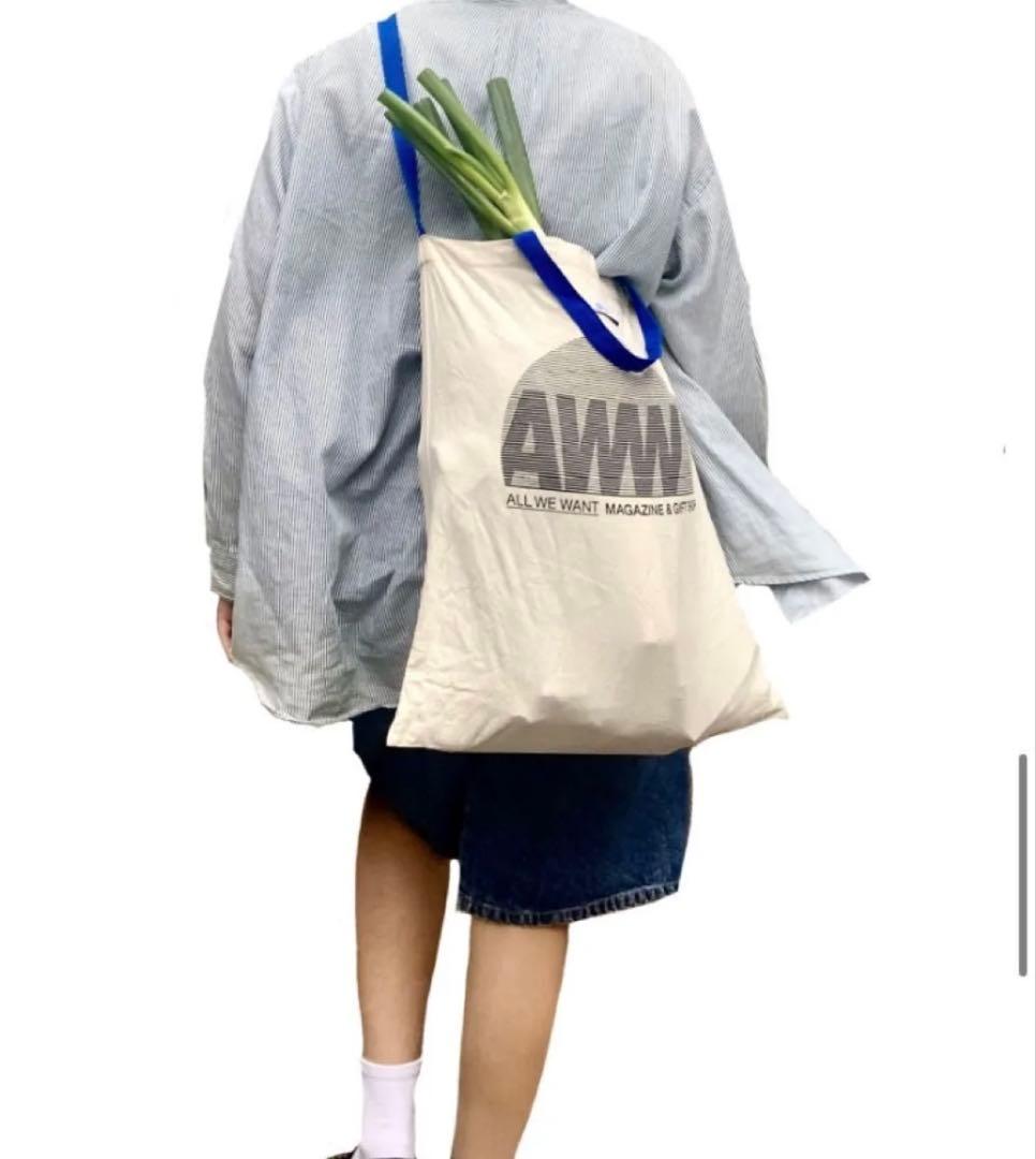 AWW メッセージプリント トートバッグ