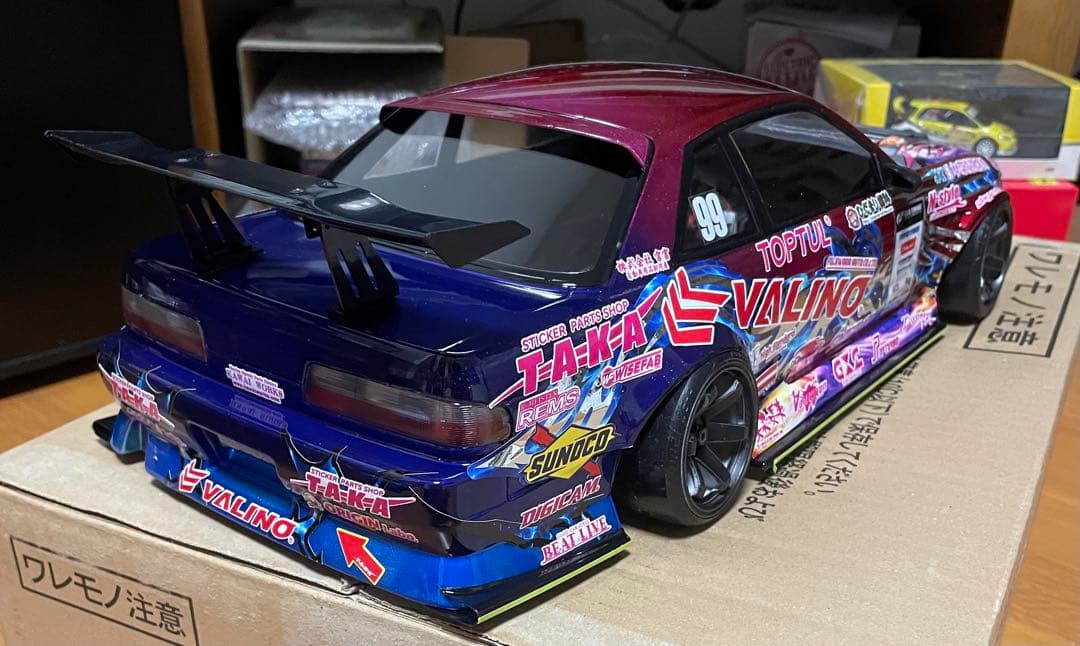 1/10 アディクション　S13 シルビア V8 2024中村直樹　未使用ボディ