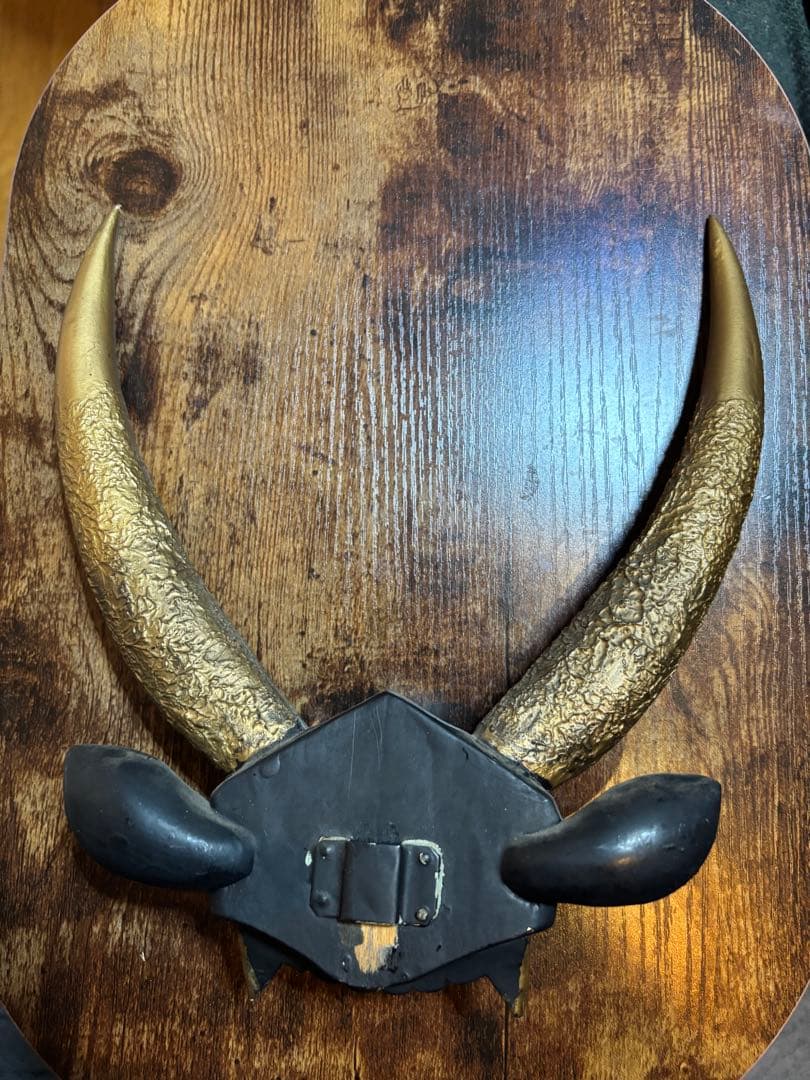 等身大甲冑用　鬼面前立て　雌金具