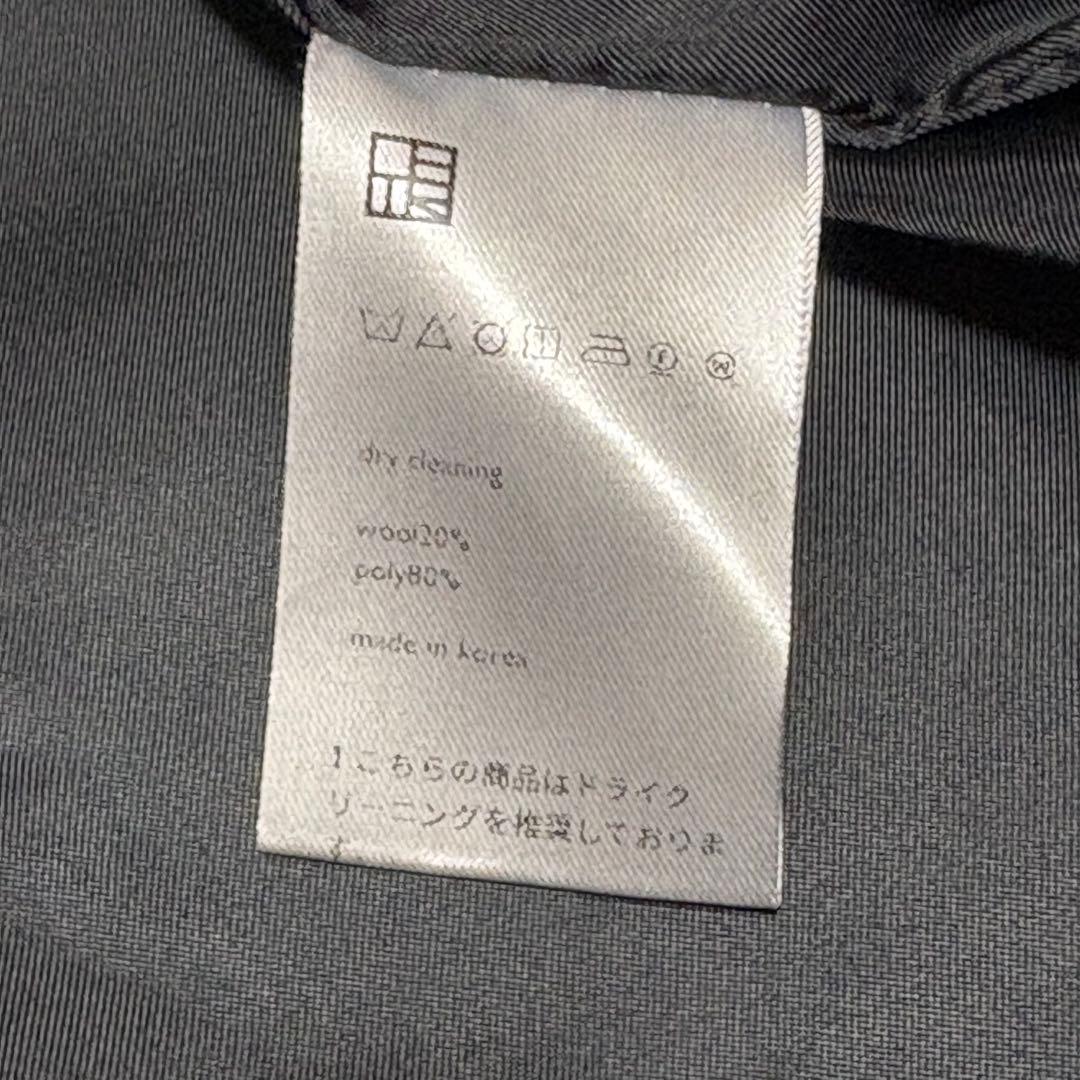 OHOTORO boucle 2way half coat ブラック