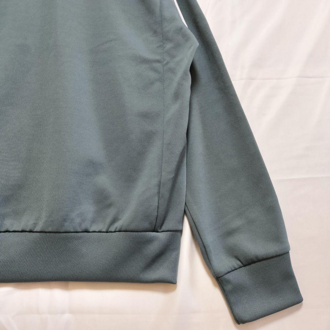 ★希少　アディダス　ジャージ　トラックジャケット　刺繍ロゴ　グレー　XL