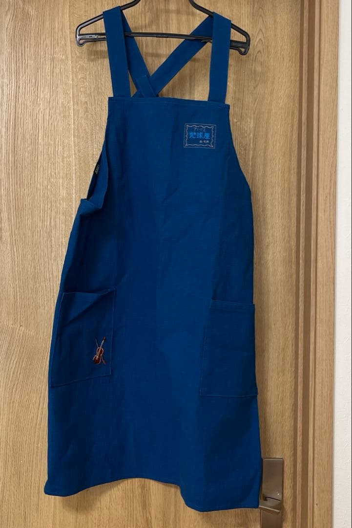 耳をすませば　ジブリパーク 天沢聖司 エプロン（バイオリンの刺繍入り）