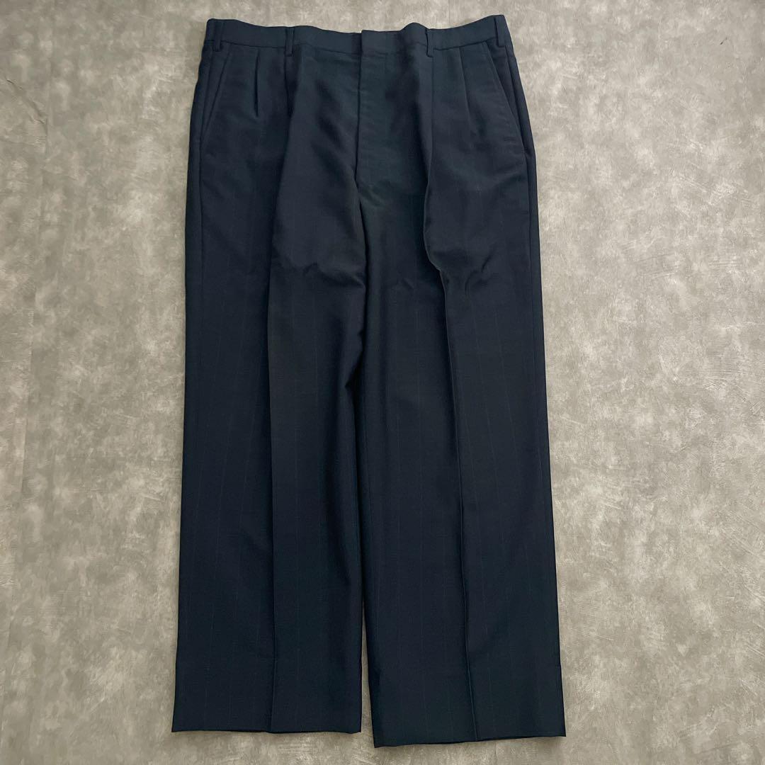 極上 イタリア製 Zegna深紺シングルスーツ × OLD CHANELネクタイ