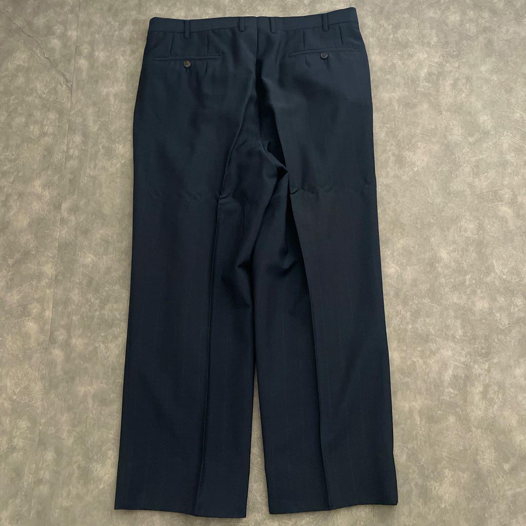 極上 イタリア製 Zegna深紺シングルスーツ × OLD CHANELネクタイ