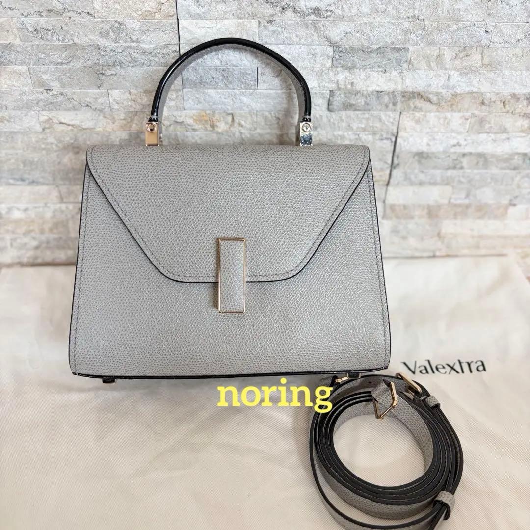 ⭐︎専用ページ⭐︎Valextra ヴァレクストラ マイクロ イジィデ グレー