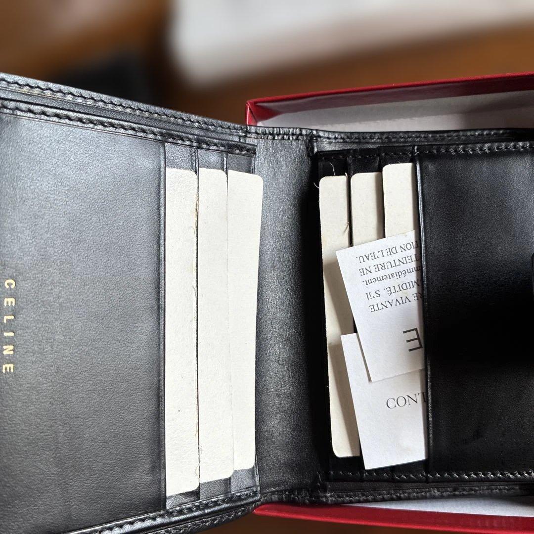 CELINE セリーヌ マカダム ブラゾン トリオンフ柄　二つ折り財布　未使用