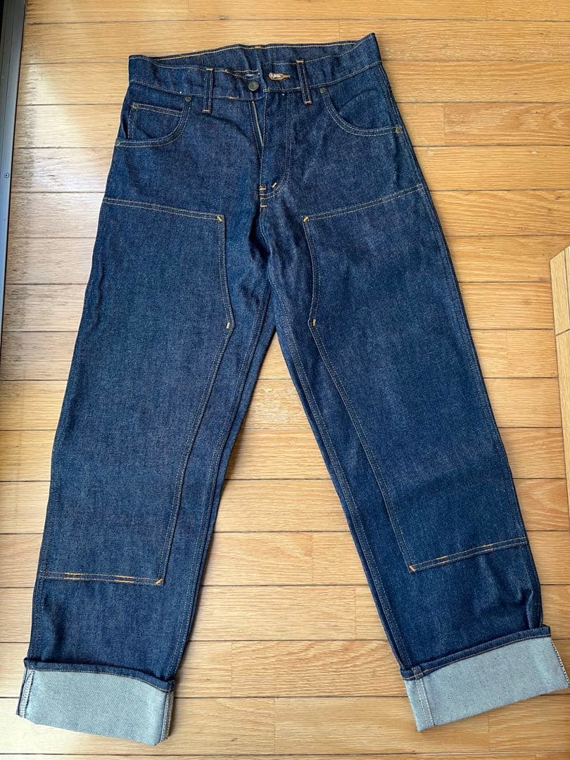 PRSN BLU ダークブルーワークパンツ