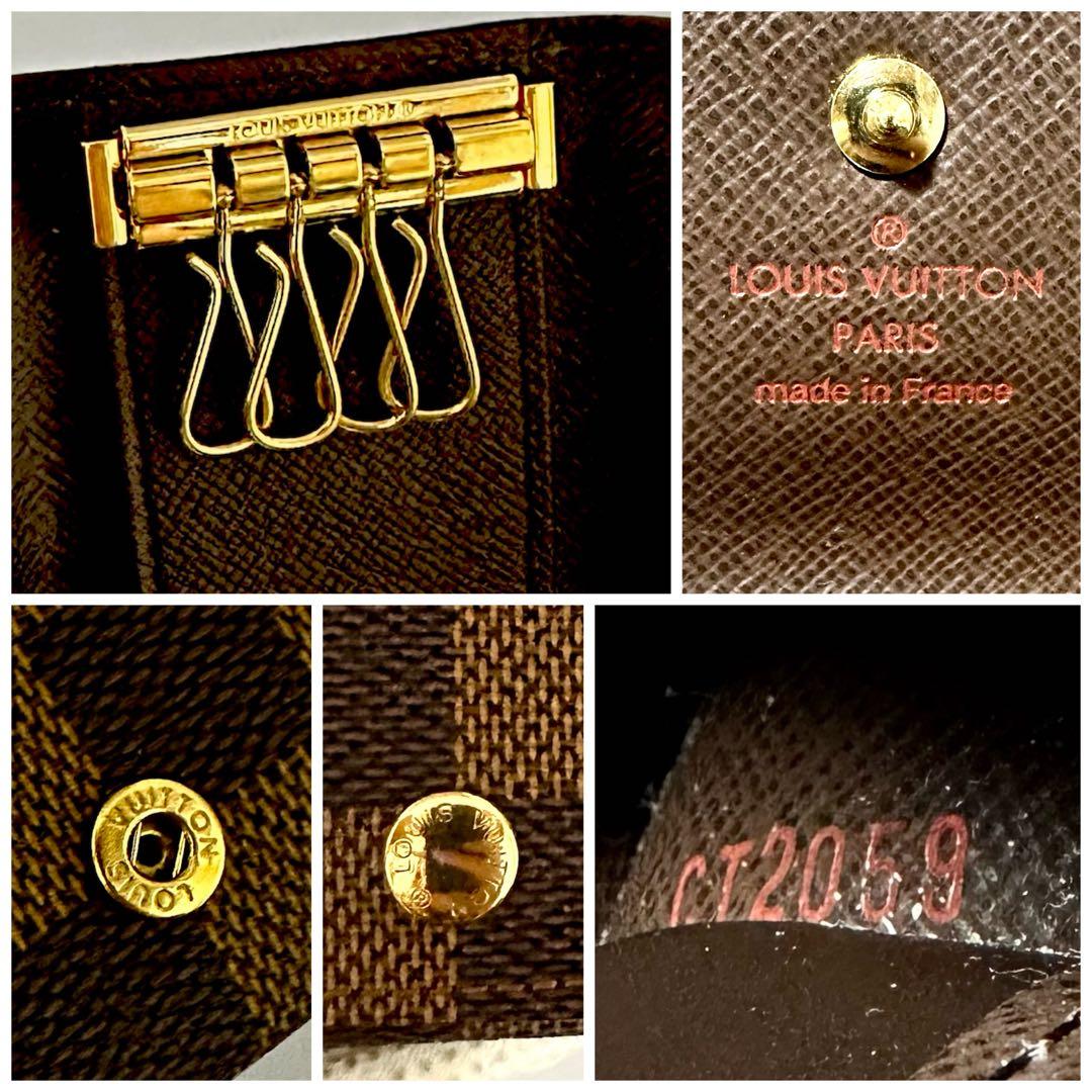 値下不可‼️【未使用に近い‼️売り切れ必須‼️】ヴィトン キーケース　4連　ダミエ