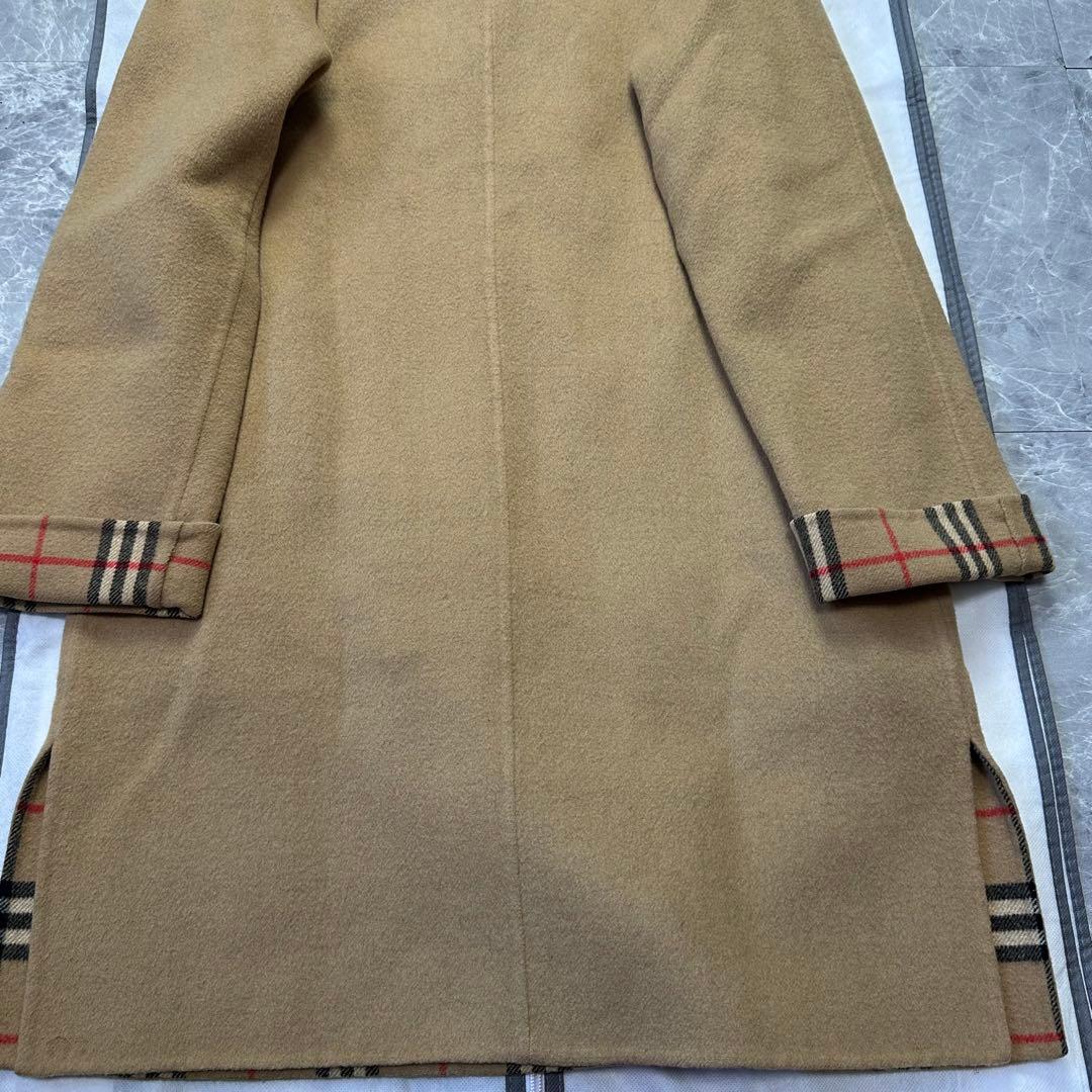 バーバリー♡カシミヤ　ダブルフェイスコート　ノバチェック ハニーベージュ