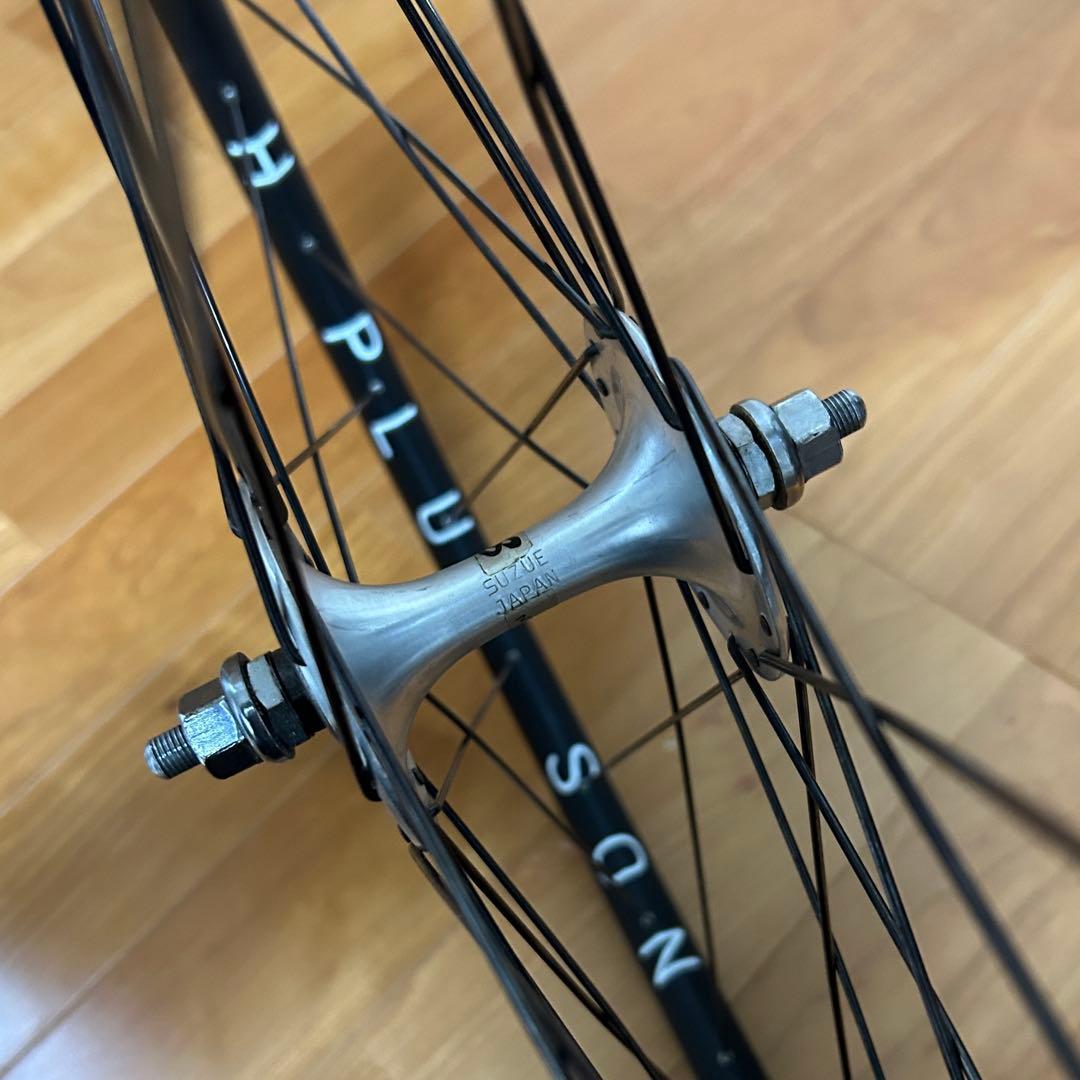 ピスト　ホイールセット　H PLUS SON AT25スズエプロマックス