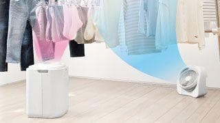 陸奥　未使用サーキュレーター連動 衣類乾燥除湿機 　CDSC-H8023X