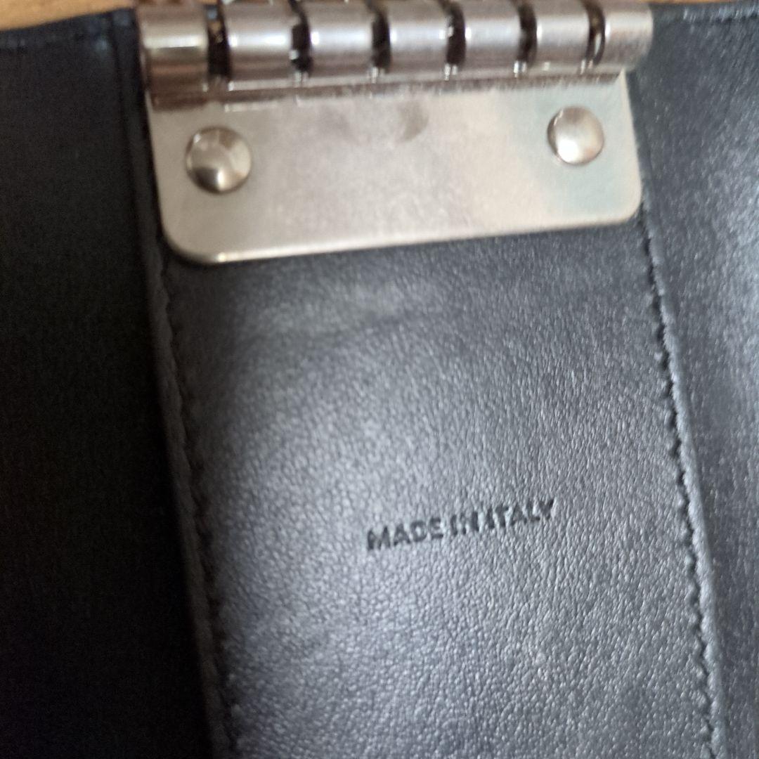 CELINE クロコ型押し　ブラック　 キーケース