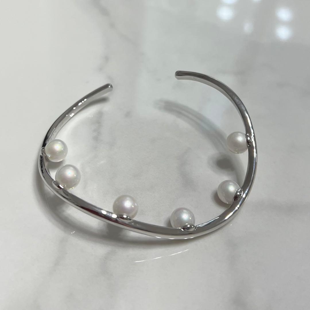 夕*凪様 ✨美品✨ステラハリウッド インパール バングル シルバー