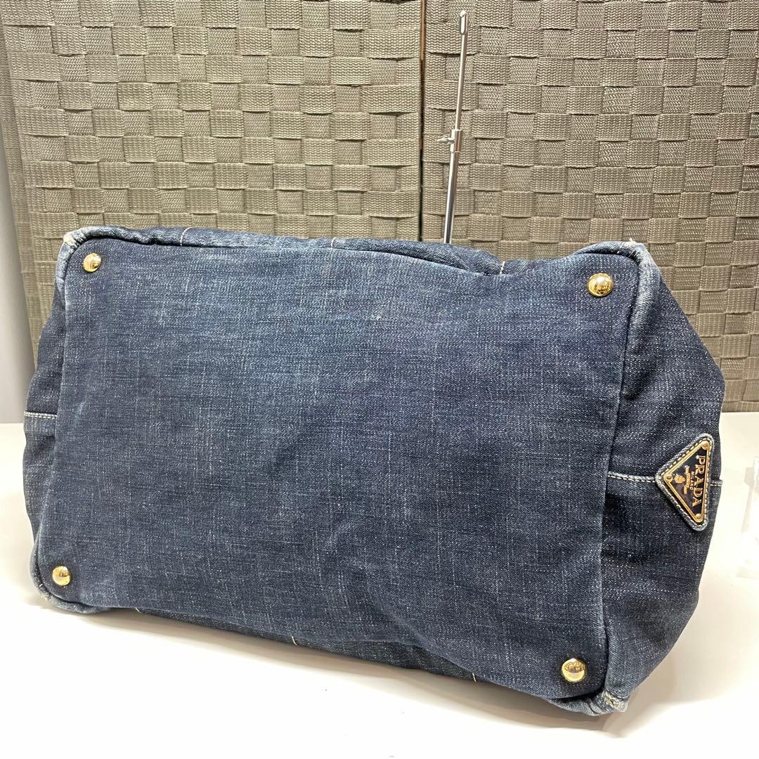 a*a様 PRADA カナパ　M デニム　レアカラー　トートバッグ