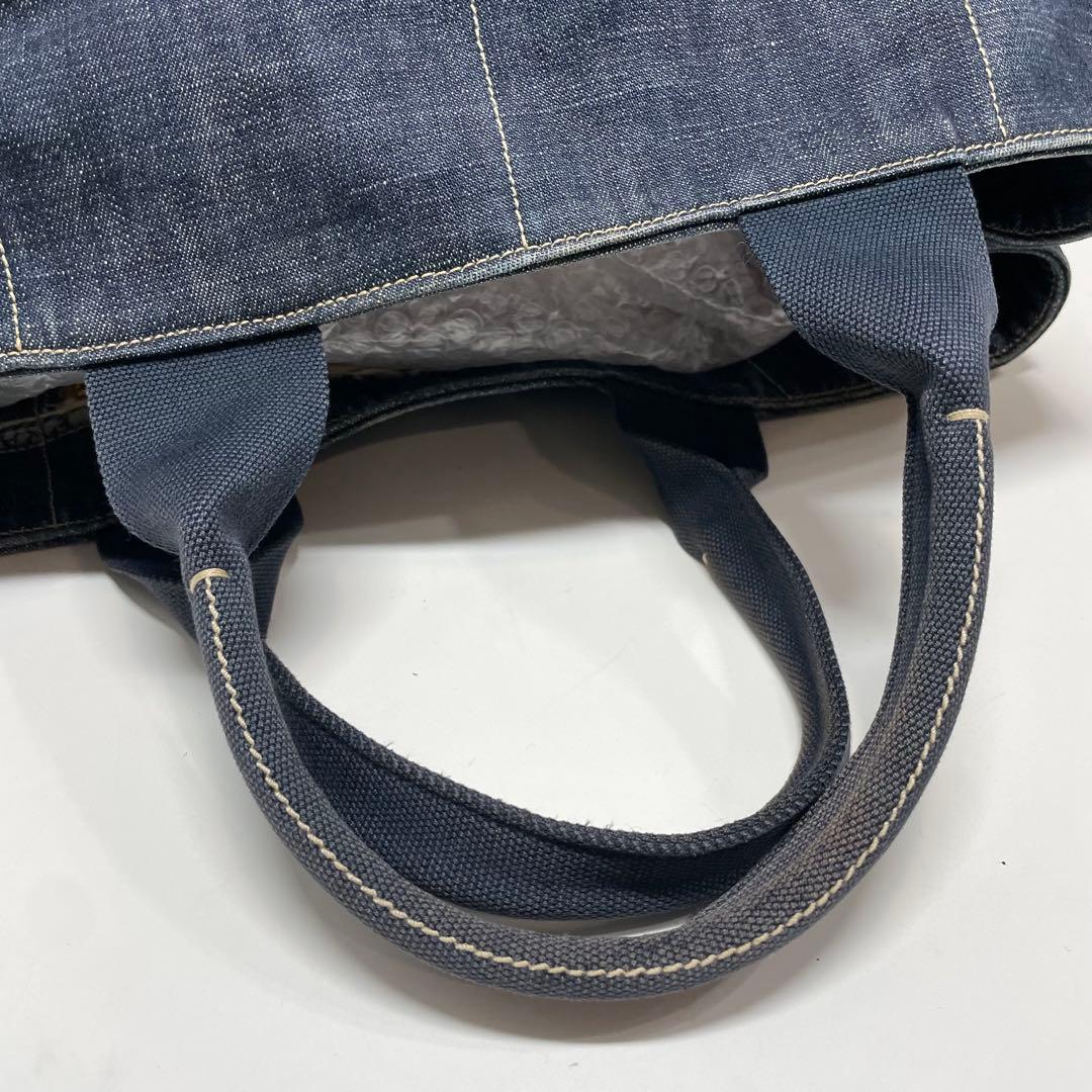 a*a様 PRADA カナパ　M デニム　レアカラー　トートバッグ
