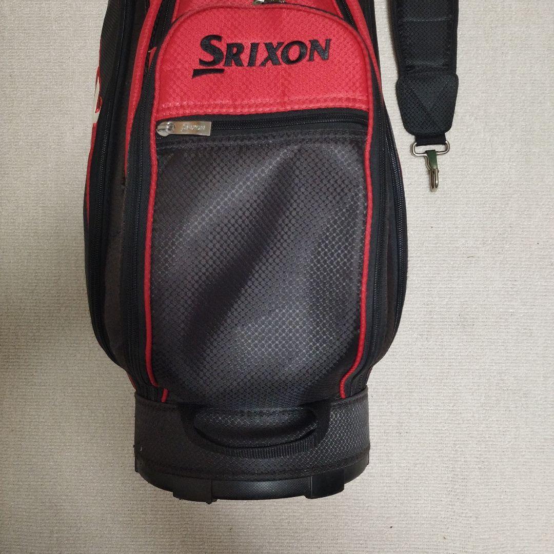 Srixon キャディバッグ 赤黒