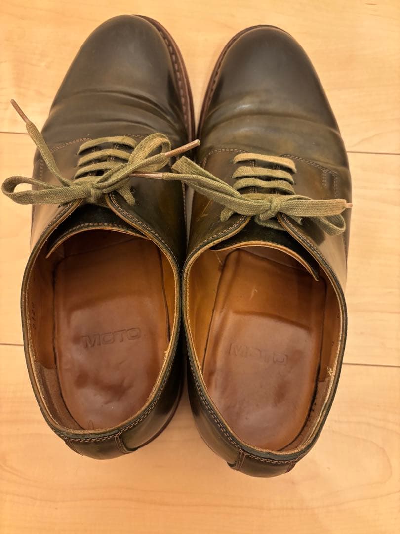 n*n様 MOTO コードバン プレーントゥオックスフォード　#2100　サイズ