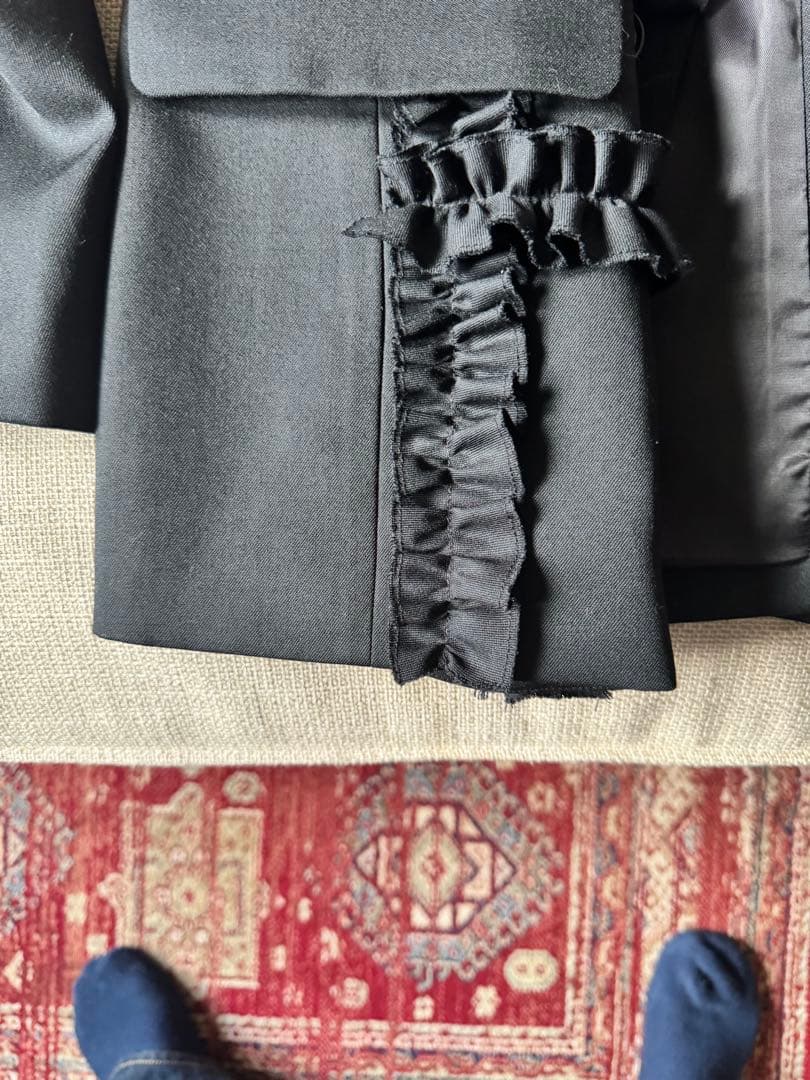 ジャケット・アウター viviano ruffle blazer