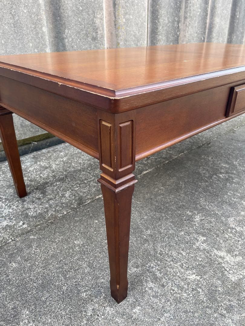 ビンテージ/maruni/マルニ木工/地中海/センターテーブル/引き出し付き