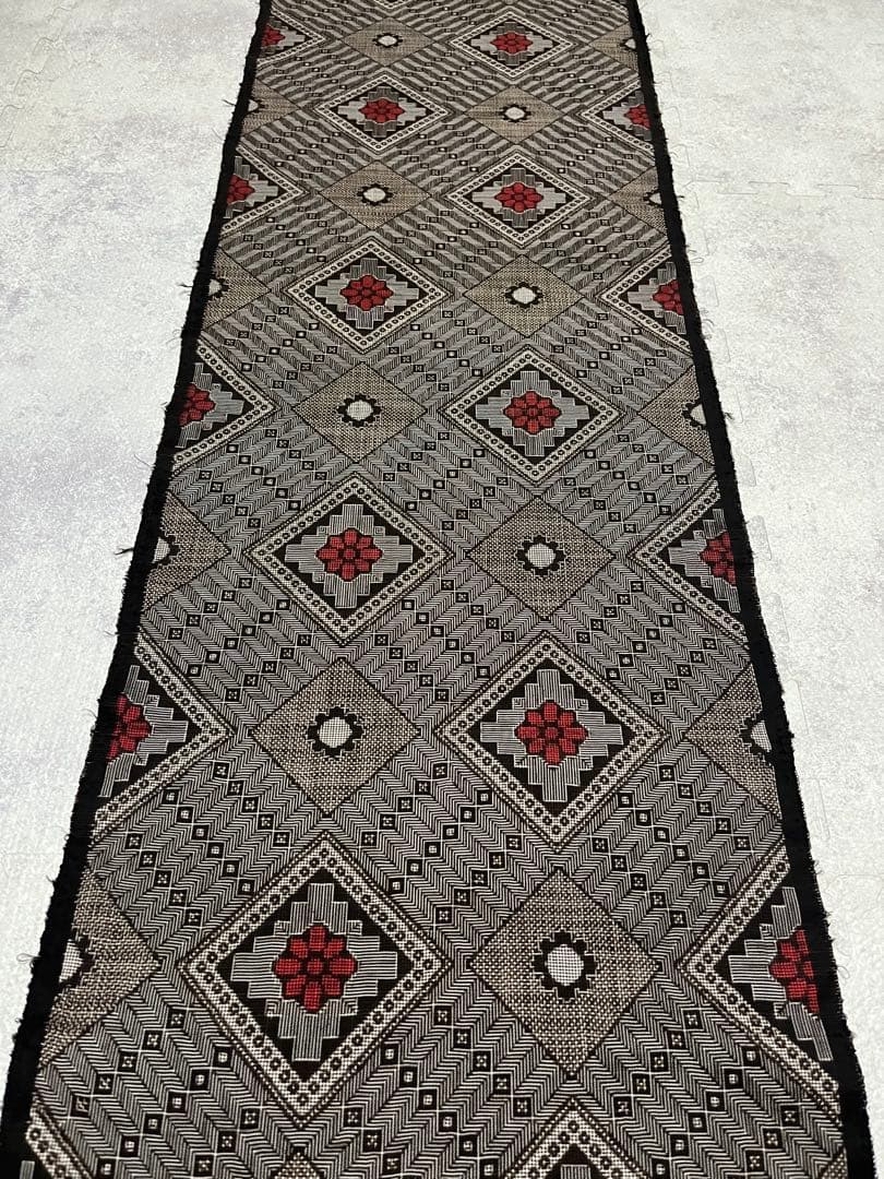 【超希少】本場大島紬 龍郷柄 反物 伝統工芸品 泥染 逸品 地球印 紬 着尺