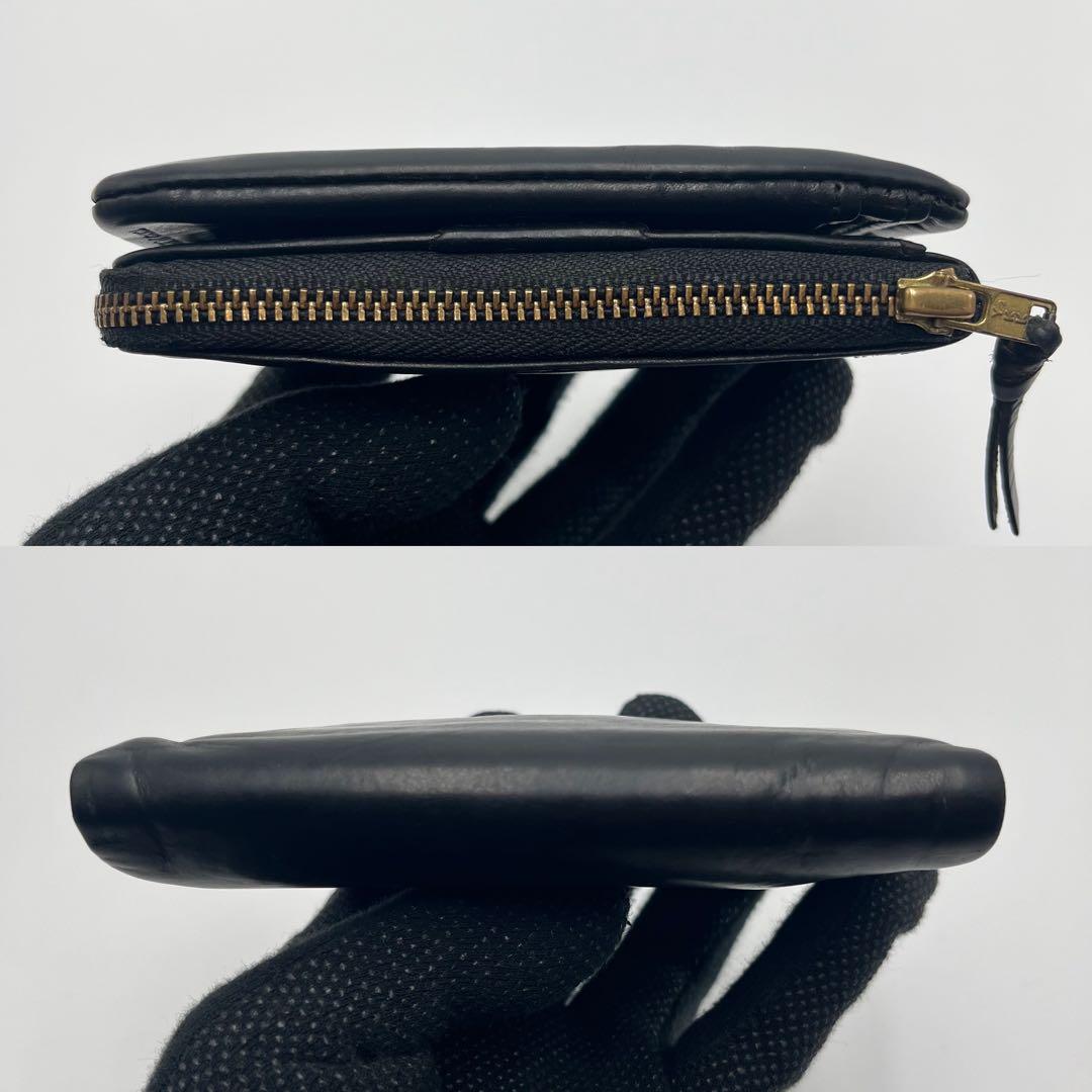 y*y様 希少 美品 ポーター ソーク 二つ折り財布 コンパクトウォレット 黒