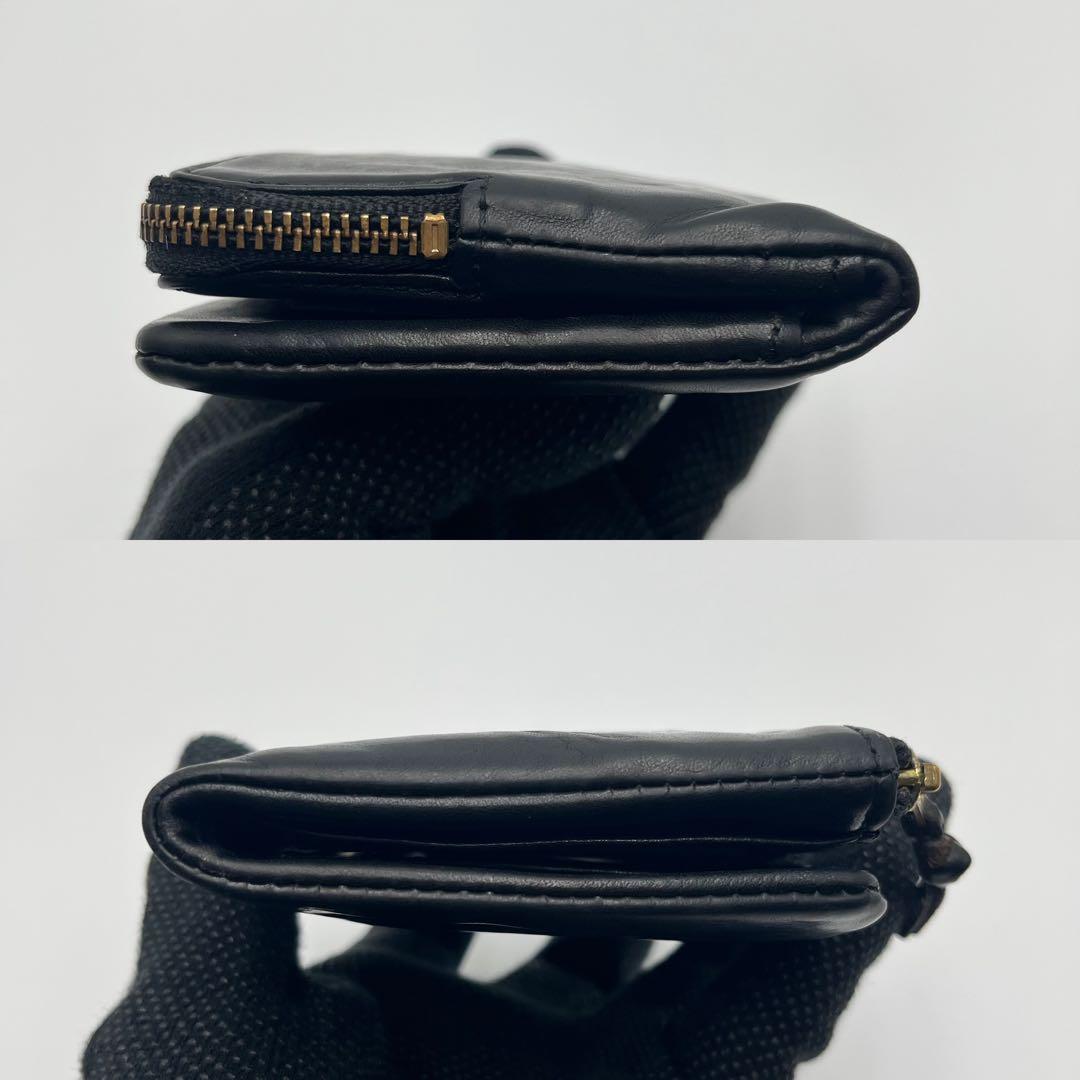 y*y様 希少 美品 ポーター ソーク 二つ折り財布 コンパクトウォレット 黒