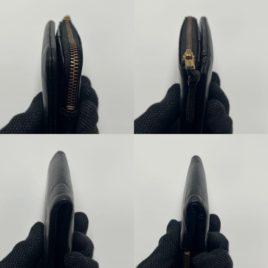y*y様 希少 美品 ポーター ソーク 二つ折り財布 コンパクトウォレット 黒