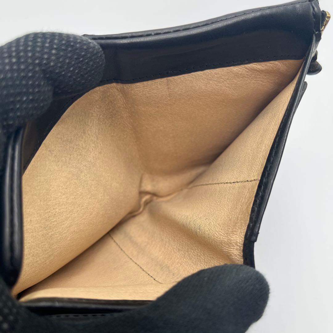 y*y様 希少 美品 ポーター ソーク 二つ折り財布 コンパクトウォレット 黒