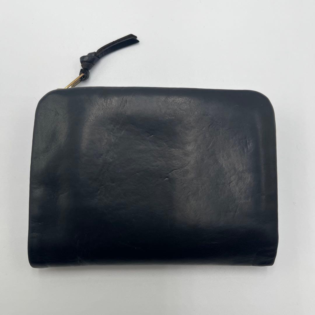y*y様 希少 美品 ポーター ソーク 二つ折り財布 コンパクトウォレット 黒