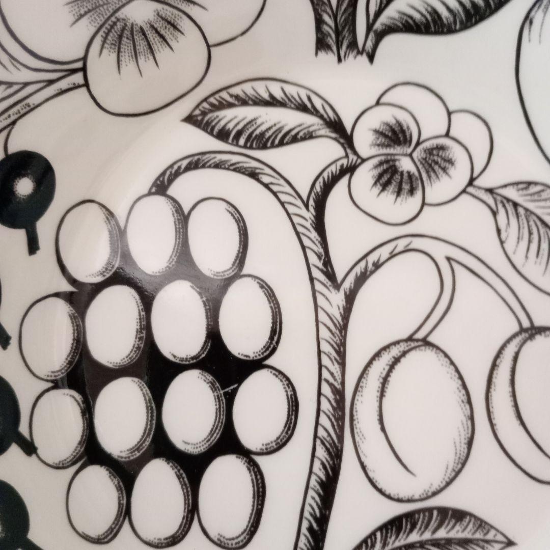 アラビア ブラックパラティッシ 旧ロゴ 17cmボウル2個＆16.5cm皿2枚