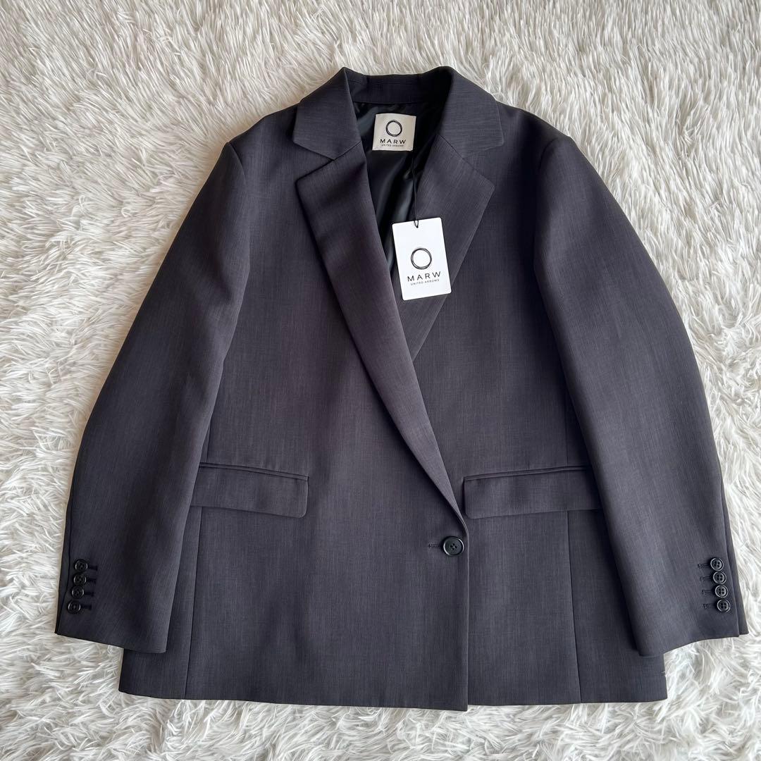 新品タグ付き✨ MARW ユナイテッドアローズ　アシンメトリー ジャケット 36