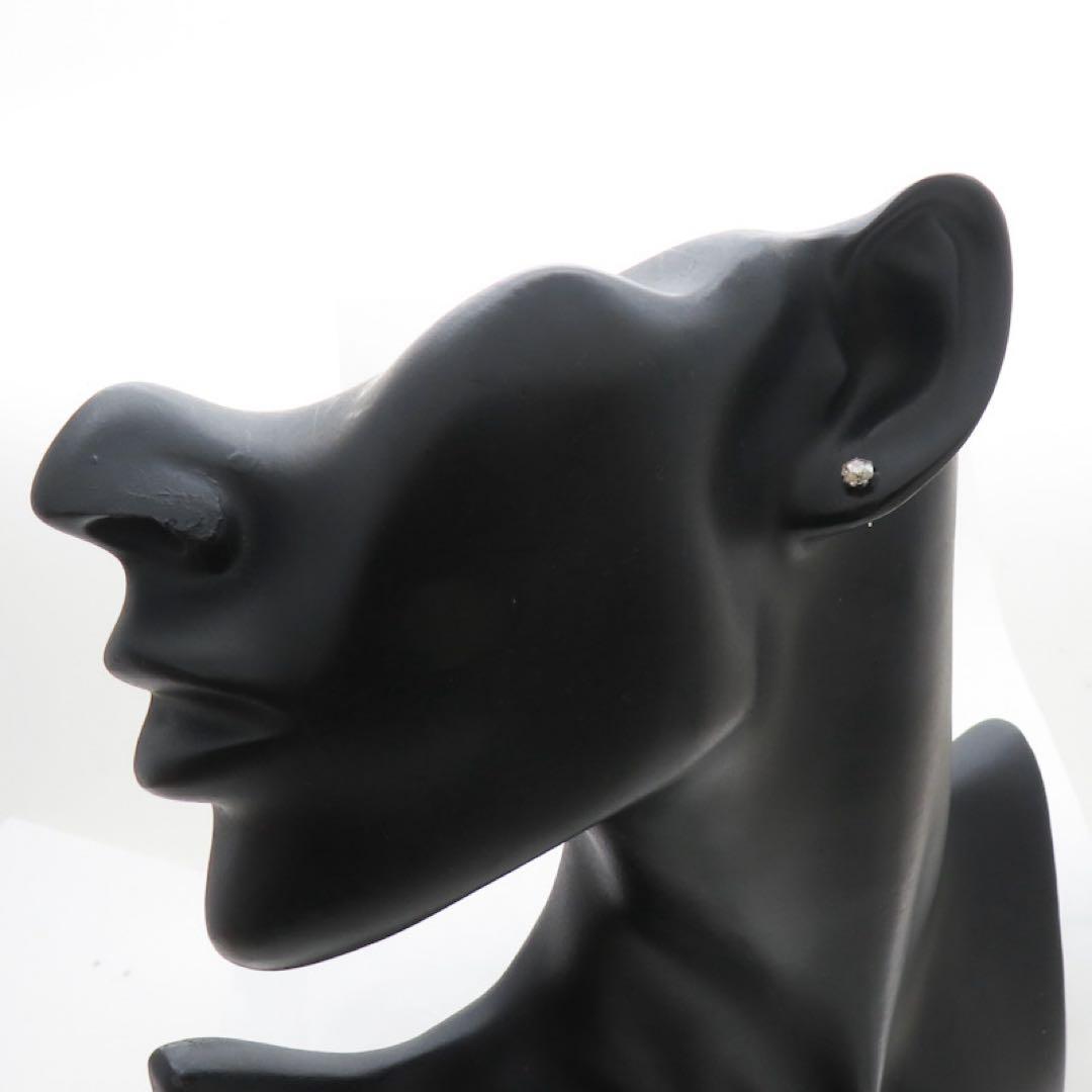 M*K様 【本物保証】Pt900 天然ダイヤモンド 0.313ct 片耳ピアス