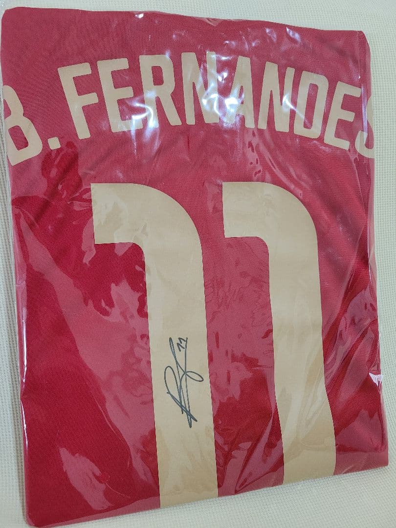 ポルトガル代表 ブルーノフェルナンデス サイン ユニフォーム icons マンU